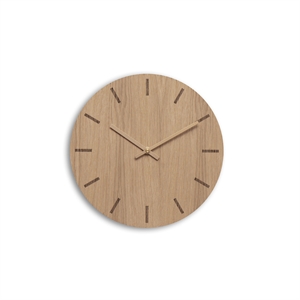 Hemverk - Vægur - Light Oak - Eg/Kobber - Ø28 cm