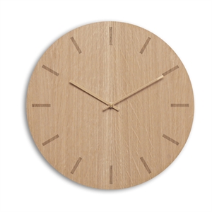 Hemverk - Vægur - Light Oak - Eg/Kobber - Ø38 cm