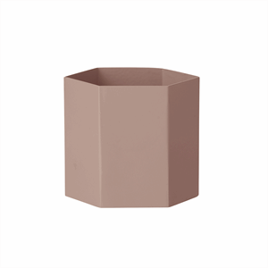 Image of Ferm Living - Hexagon Pot - Rosa - Large