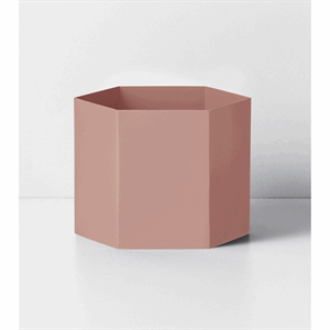 Image of Ferm Living - Hexagon Pot - Rosa - XL