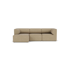 Audo Copenhagen - Eave 86, 3-Seater, Configuration 12, Upholstered With PC0T, EU - HR Foam, 02 (Beige), Audo Bouclé, Audo Bouclé, Audo