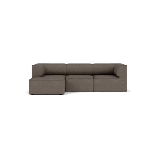 Audo Copenhagen - Eave 86, 3-Seater, Configuration 12, Upholstered With PC0T, EU - HR Foam, 16 (Dark Grey), Audo Bouclé, Audo Bouclé, Audo