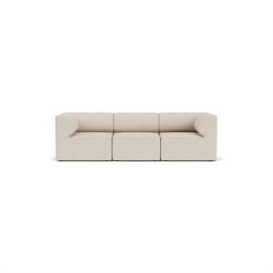 Audo Copenhagen - Eave 86, 3-Seater, Configuration 2, Upholstered With PC2T, EU - HR Foam, 0018 (White), Moss, Moss, Sahco, Kvadrat