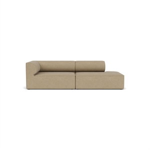 Audo Copenhagen - Eave 96, 2-Seater, Configuration 3, Upholstered With PC0T, EU - HR Foam, 02 (Beige), Audo Bouclé, Audo Bouclé, Audo