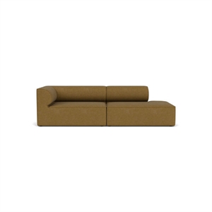 Audo Copenhagen - Eave 96, 2-Seater, Configuration 3, Upholstered With PC0T, EU - HR Foam, 06 (Gold), Audo Bouclé, Audo Bouclé, Audo