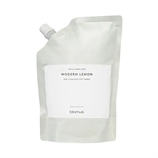 Blomus - Refill Hand Soap, Scent: Modern Lemon   - SATOMI - White