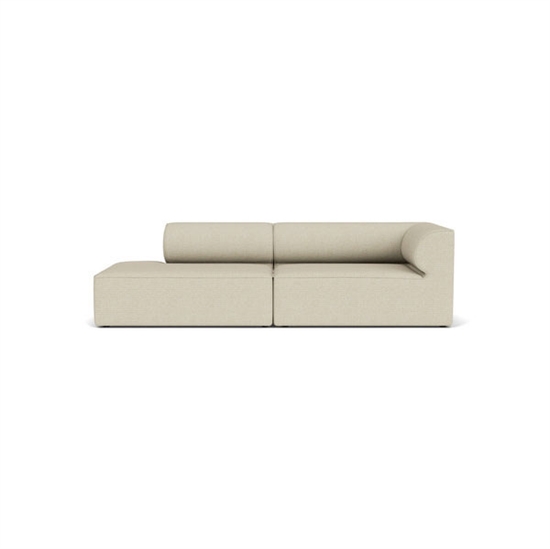 Audo Copenhagen - Eave 96, 2-Seater, Configuration 4, Upholstered With PC2T, EU - HR Foam, 0202 (White), Savanna, Savanna, Kvadrat