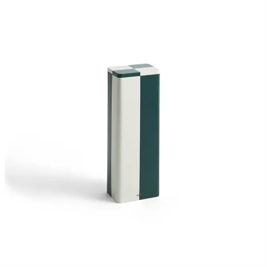 Hay - Tin Container - Slim - Green/Off-White