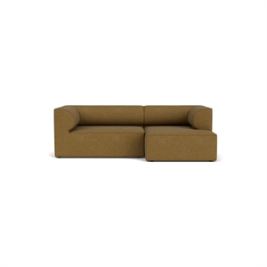 Audo Copenhagen - Eave 96, 2-Seater, Configuration 5, Upholstered With PC0T, EU - HR Foam, 06 (Gold), Audo Bouclé, Audo Bouclé, Audo