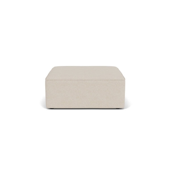 Audo Copenhagen - Eave Modular 96 Pouf, Depth 96cm, Upholstered PC2T, EU - HR Foam, 0018 (White) Moss, Moss, Kvadrat