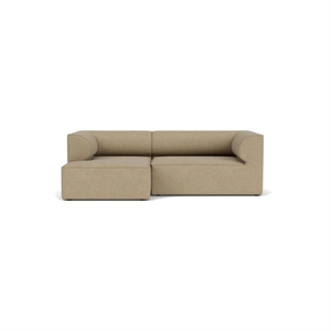 Audo Copenhagen - Eave 96, 2-Seater, Configuration 6, Upholstered With PC0T, EU - HR Foam, 02 (Beige), Audo Bouclé, Audo Bouclé, Audo