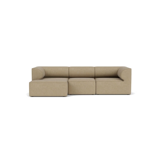 Audo Copenhagen - Eave 96, 3-Seater, Configuration 12, Upholstered With PC0T, EU - HR Foam, 02 (Beige), Audo Bouclé, Audo Bouclé, Audo