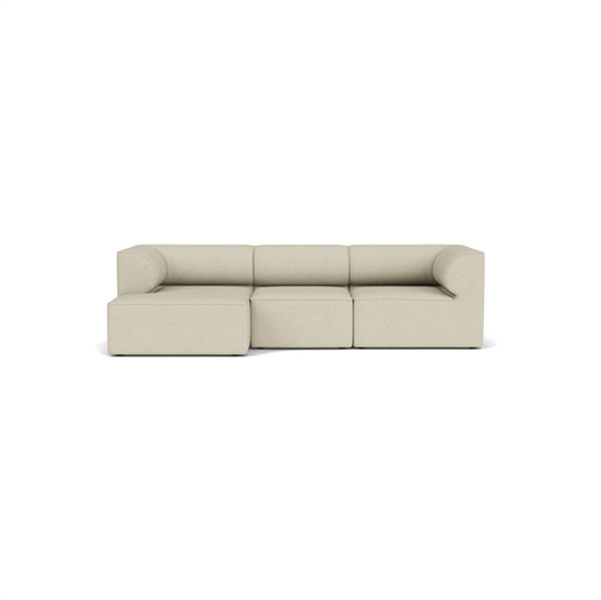 Audo Copenhagen - Eave 96, 3-Seater, Configuration 12, Upholstered With PC2T, EU - HR Foam, 0202 (White), Savanna, Savanna, Kvadrat