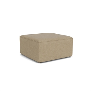 Audo Copenhagen - Eave Modular 75, Pouf, Depth 75cm, Upholstery PC0T, EU - HR Foam, 02 (Beige), Bouclé, Bouclé, Audo