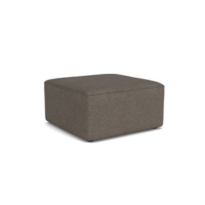 Audo Copenhagen - Eave Modular 75, Pouf, Depth 75cm, Upholstery PC0T, EU - HR Foam, 16 (Dark Grey), Bouclé, Bouclé, Audo