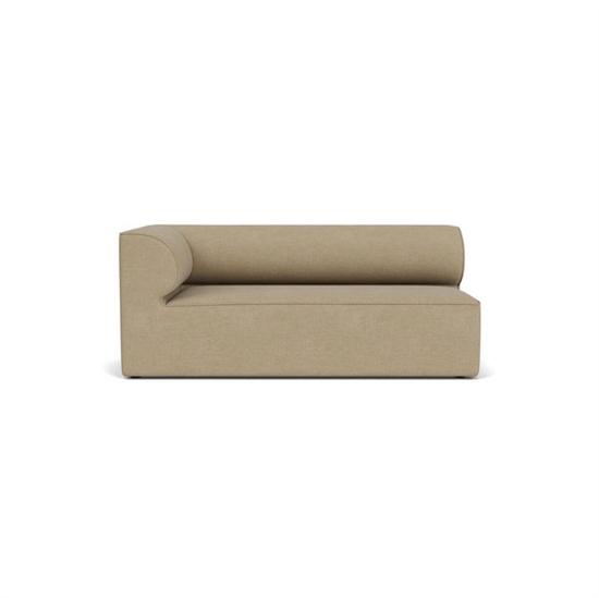 Audo Copenhagen - Eave Modular 86, Corner, 86x172 cm, Upholstered With PC0T, Left, EU - HR Foam, 02 (Beige), Bouclé, Bouclé, Audo