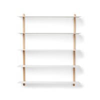 Gejst - Nivo E, shelf large - Lys eg/hvid