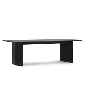 Normann Copenhagen - Panel Table 90 x 250 cm Black - mørkebrun