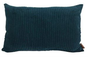 Skriver Collection - Fløjlspude - Fancy Cotton - Velvet Petrol Billede af Skriver Collection - Fløjlspude - Fancy Cotton - Velvet Petrol