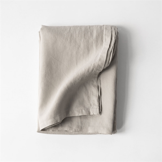 Tell Me More - Table cloth linen 145x270 - warm grey