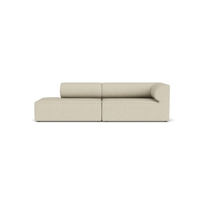 Audo Copenhagen - Eave 86, 2-Seater, Configuration 4, Upholstered With PC2T, EU - HR Foam, 0202 (White), Savanna, Savanna, Kvadrat