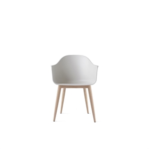 Audo Copenhagen - Harbour Dining Chair, Wood Base, Shell, Natural Oak, Shell, Light Grey