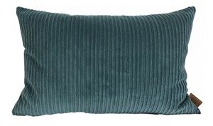 Skriver Collection - Fløjlspude - Fancy Cotton - Velvet Turkis Billede af Skriver Collection - Fløjlspude - Fancy Cotton - Velvet Turkis