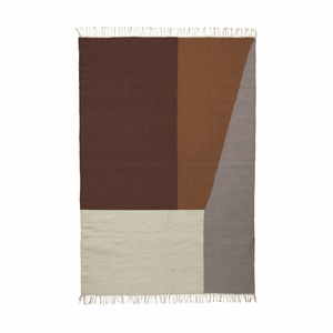 Image of Ferm Living - Tæppe - Kelim Rug Borders - Large