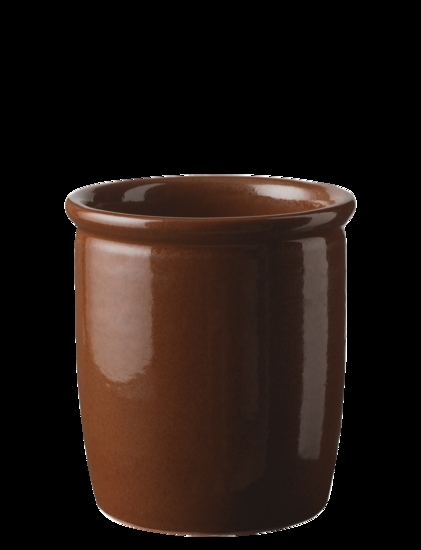 Knabstrup Keramik - syltekrukke 1 l. terracotta
