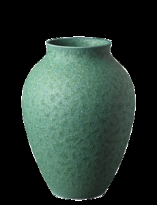 Knabstrup Keramik - vase H 20 cm verdigris green
