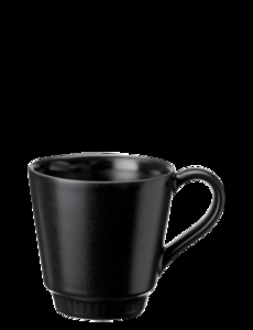Knabstrup Keramik - krus, stort H 9 cm black