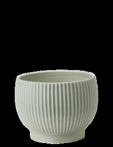 Knabstrup Keramik - urtepotteskjuler Ø 16 cm ripple mint