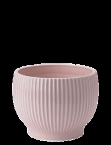 Knabstrup Keramik - urtepotteskjuler Ø 18 cm ripple rose