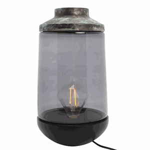 Image of Au Maison - Lampe casablanca - Patina (H35 cm)