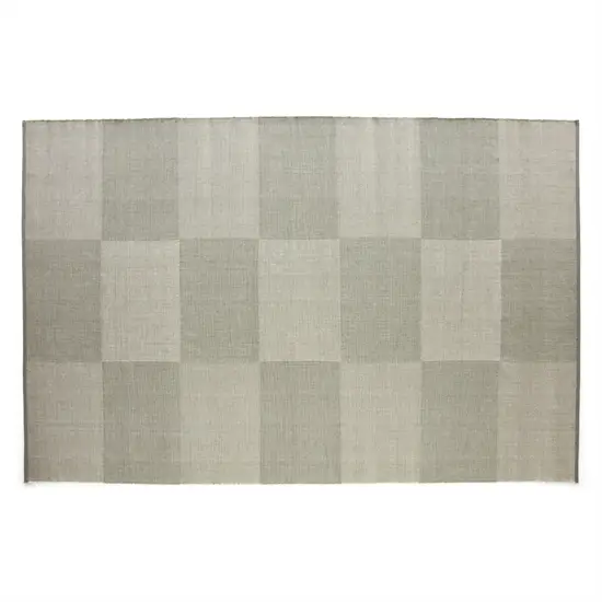 HAY - Tæppe Check Rug - Grey L/ Grå - 200 x 300 cm