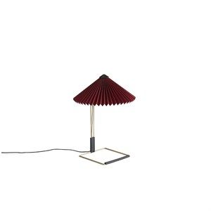 Køb HAY – Matin bordlampe – oxide red skærm  (small)