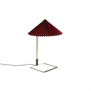 Køb HAY – Matin bordlampe – Oxide red skærm  (large)