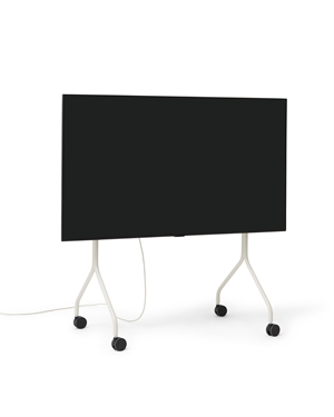 pedestal - TV-Stander - Moon Rollin - Pearl / Hvid