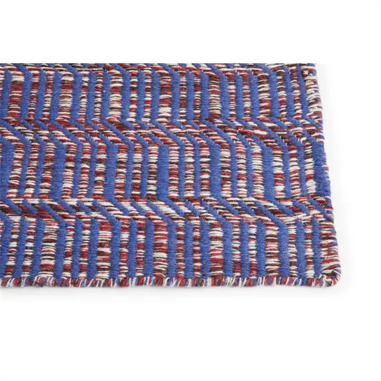 HAY - Tæppe Radio Rug - Red, Blue/Rød, Blå - 170 x 240 cm