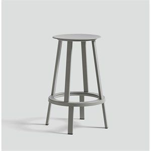 Image of HAY - Barstol "Revolver Stool H65 grey"