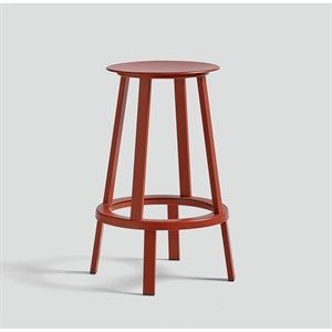 Image of HAY - Barstol "Revolver Stool H65 red"