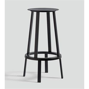 Image of HAY - Barstol "Revolver Stool H75 black"