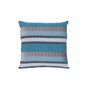 Image of Ferm Living - Pude "Salon - Pleat" - 40x40 cm - Sea