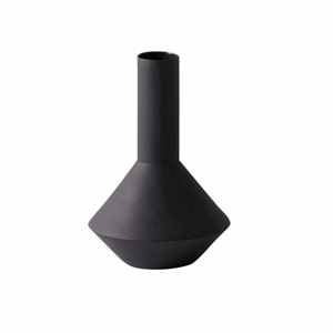 Image of Ferm Living - Vase "Sculpt Vase Pod" - Mørkegrå