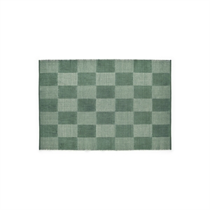 HAY - Tæppe Check Rug - Green/Grøn - 140 x 200 cm