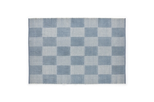 HAY - Tæppe Check Rug - Light Blue S/Lyseblå - 140 x 200 cm