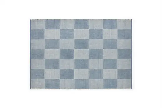 HAY - Tæppe Check Rug - Light Blue S/Lyseblå - 140 x 200 cm