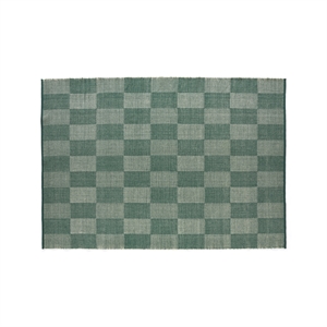 HAY - Tæppe Check Rug - Green/Grøn - 170 x 240 cm