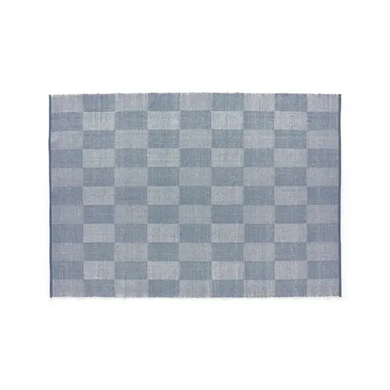 HAY - Tæppe Check Rug - Light Blue S/Lyseblå - 170 x 240 cm