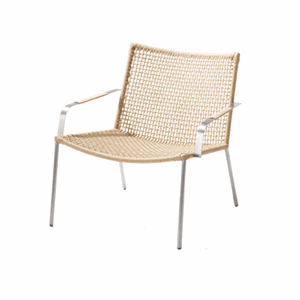 Image of Cane Line - "Straw Round Weave" Lounge stol - Natur